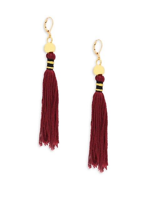 Katerina Gold & Tassel Drop Earrings | Saks Fifth Avenue OFF 5TH