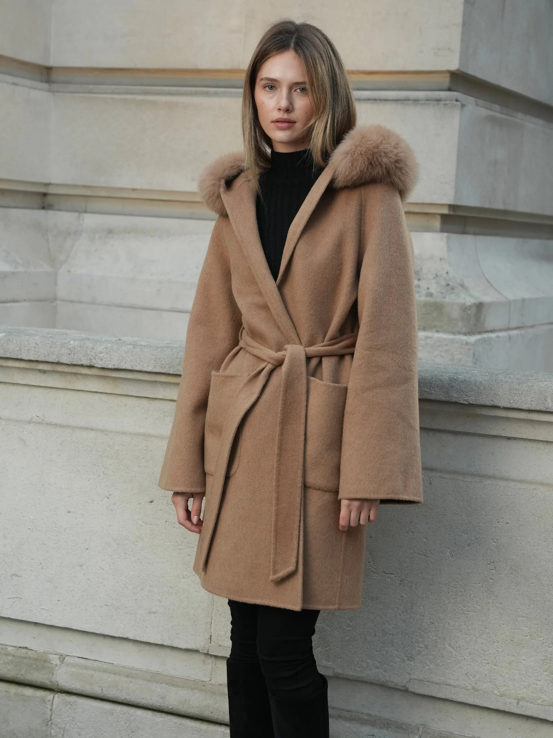 The Paris Coat Camel | L.CUPPINI