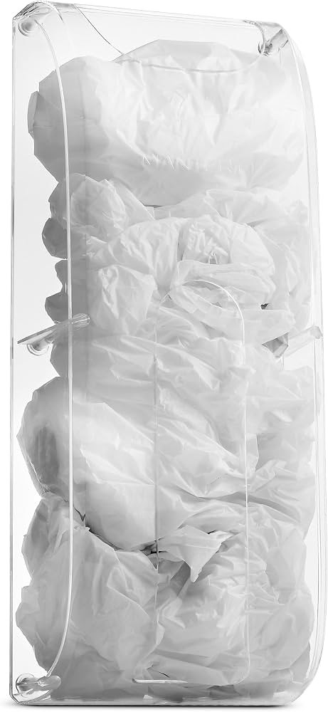 Manterio Wall Mount Plastic Bag Organizer | Durable Plastic Grocery Bag Saver | Smudge Proof, Fin... | Amazon (US)