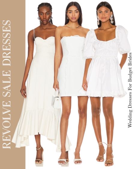 White dresses on sale at Revolve for the bride to be. 

Wedding dress. Wedding gown. Bridal dress. Bride dress. Bridal gown. Revolve dress. White dress. Bride to be. 

#LTKsalealert #LTKSeasonal #LTKwedding