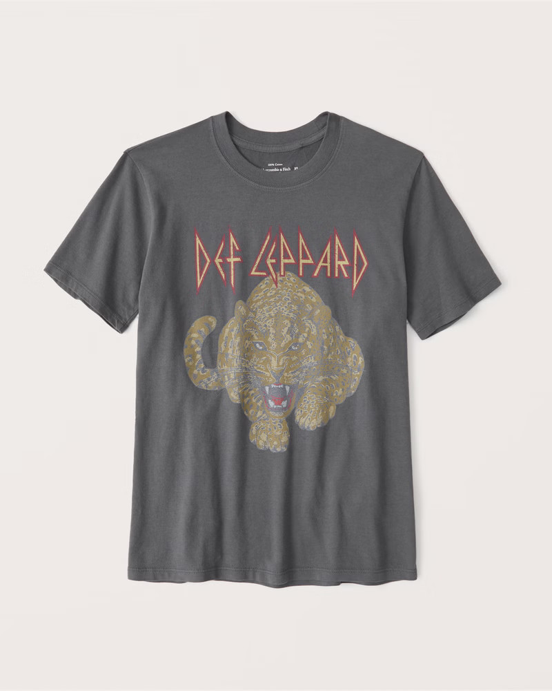 Def Leppard Relaxed Graphic Tee | Abercrombie & Fitch (US)