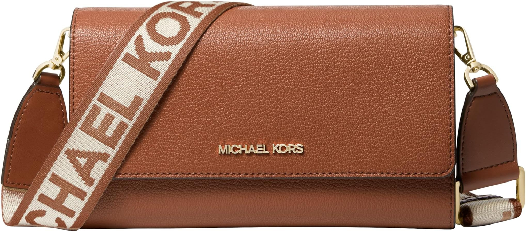 Michael Kors Women's Jet Set Large Wallet Crossbody Bag | Amazon (US)