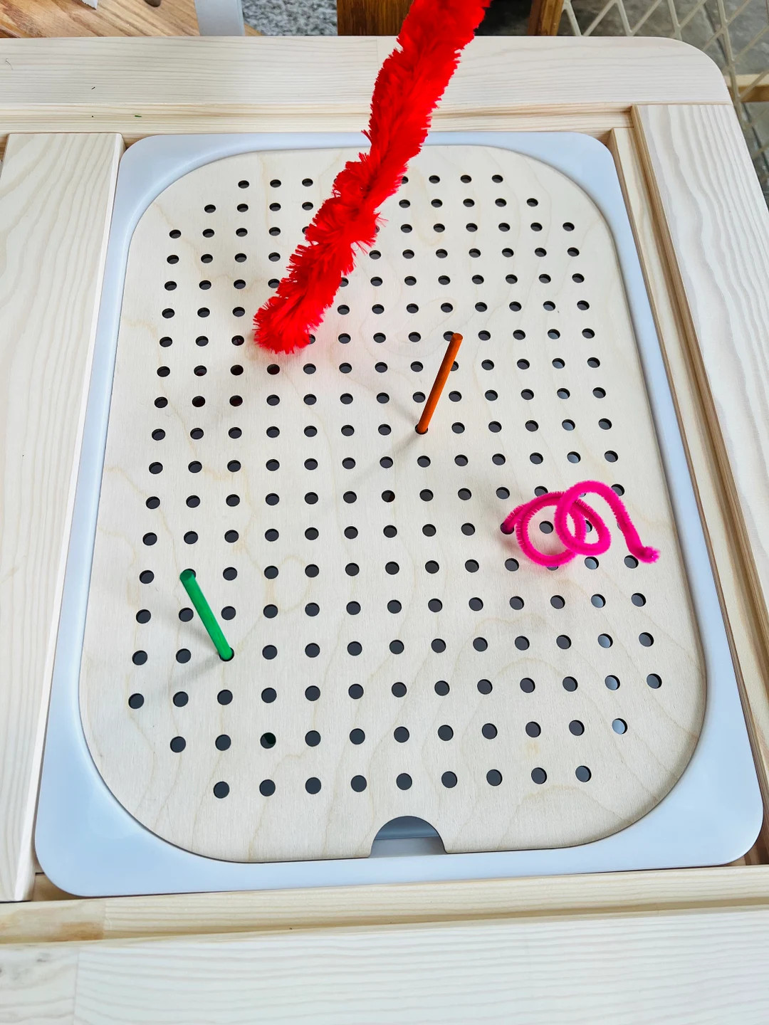 FLISAT Peg Board Insert for TROFAST Bin, Sensory Bin Insert - Etsy | Etsy (US)