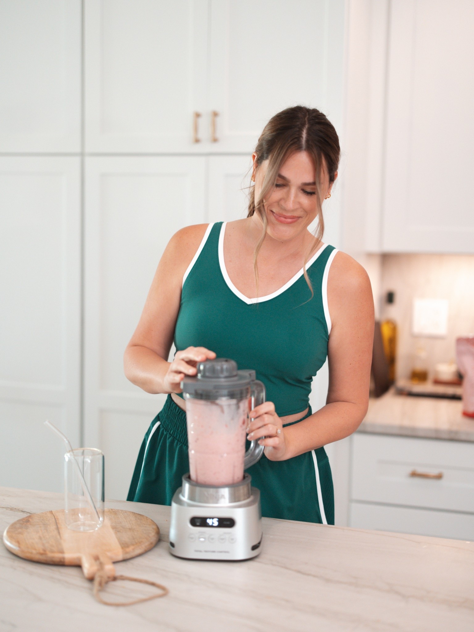 Loving this gym set! The color is soo pretty and the high waisted shorts are so comfy!

#LTKFindsUnder100 #LTKFindsUnder50 #LTKStyleTip