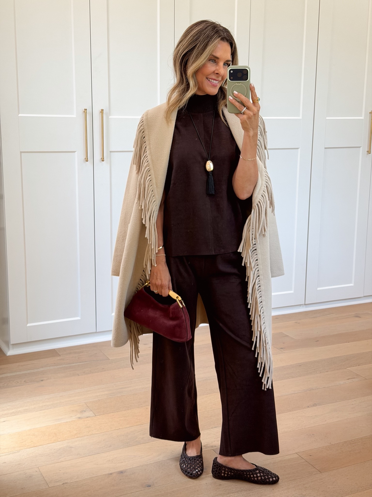 I’m 5’6’’ 
-top and pants size XS @Splendid 
-fringe outerwear is so on trend and adds a little western touch @Anthropologie

#LTKootd #LTKSeasonal