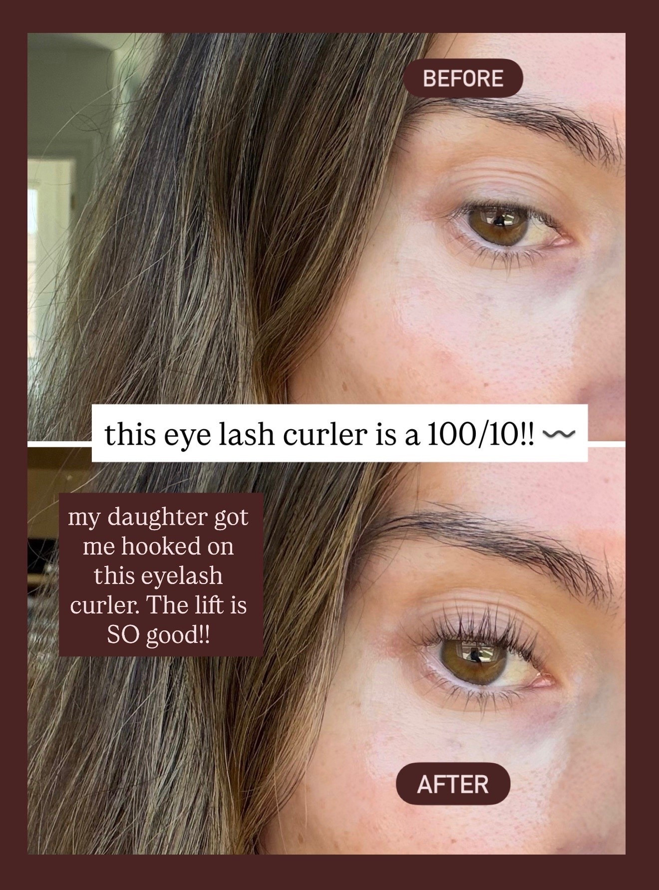 Obsessed with this eyelash curler!! 10/10!! My teen daughter loves it too ✨ 

Eyelash curler, shieshido, over 40 skincare

#LTKOver40 #LTKgrwm #LTKBeauty