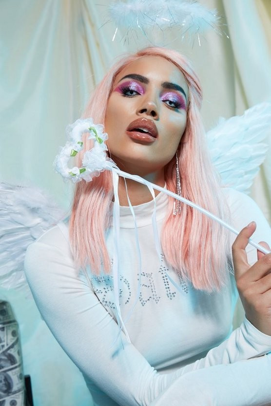 Halloween Angel Feather Wings Halo And Wand | Boohoo.com (UK & IE)
