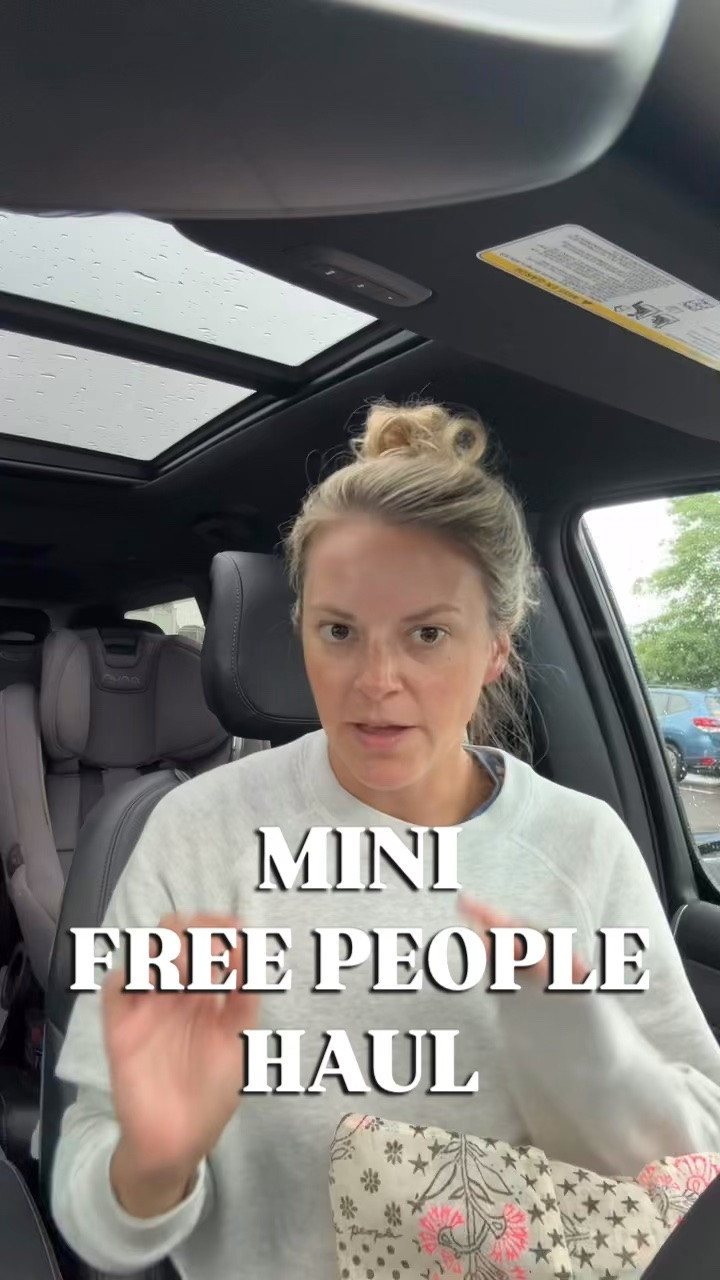 Mini free people haul! All under $100. I  went size small,tts in everything

#LTKmomlife #LTKdayinmylife