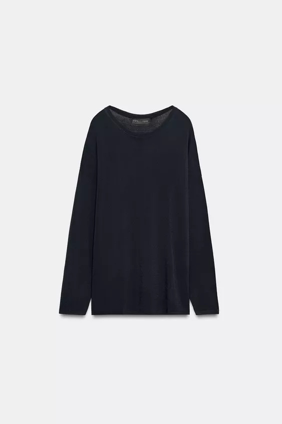 OVERSIZE FINE KNIT JUMPER | Zara UK