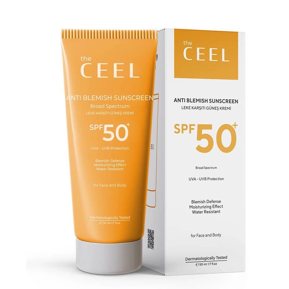 SPF 50+ Anti-Blemish High Protection Sunscreen for All Skin Types 50 ml | THE CEEL