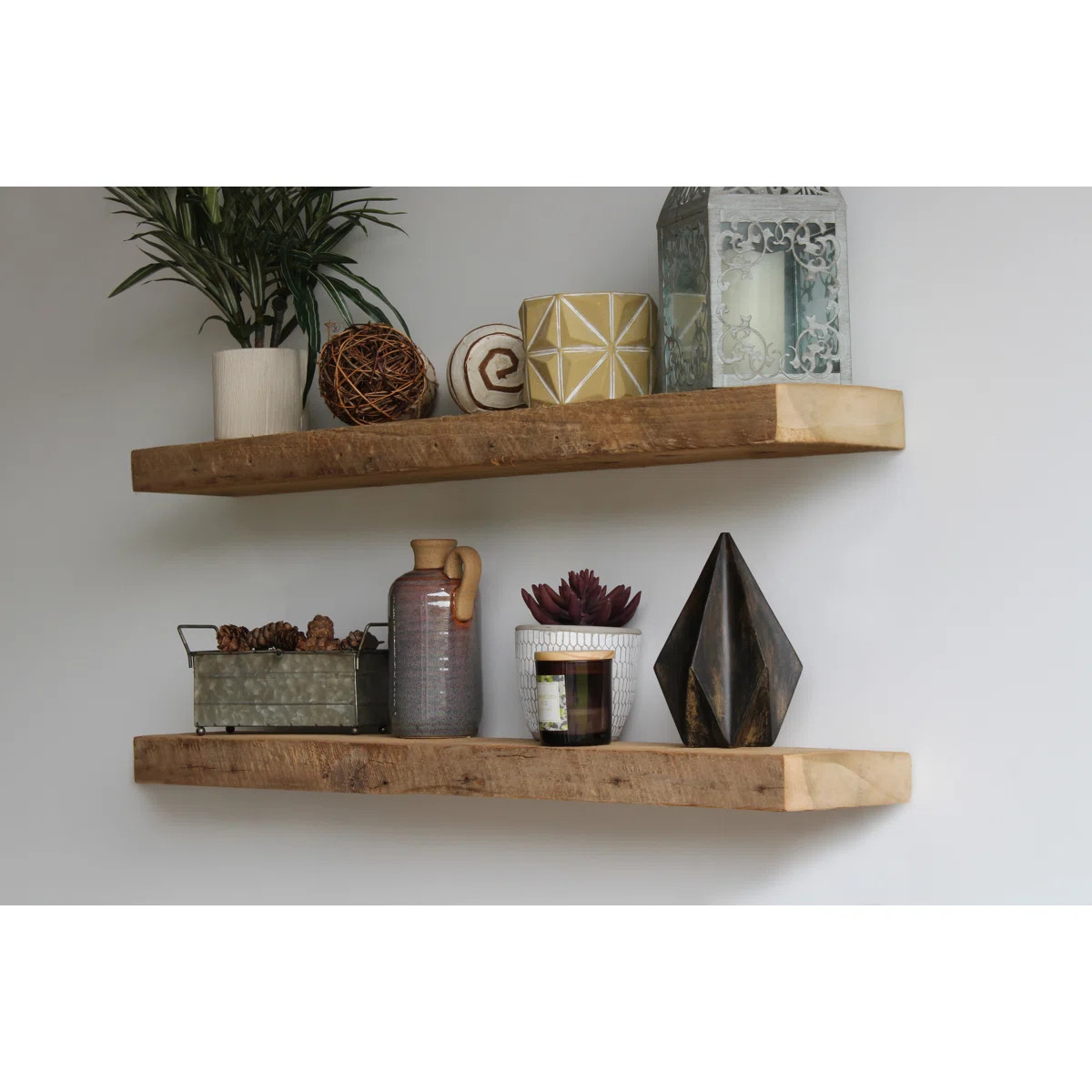 Joao 2 Piece Solid Wood Floating Shelf | Wayfair North America