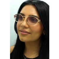 Oval Gold Brown Gradient Violet MU52YS | Debenhams UK