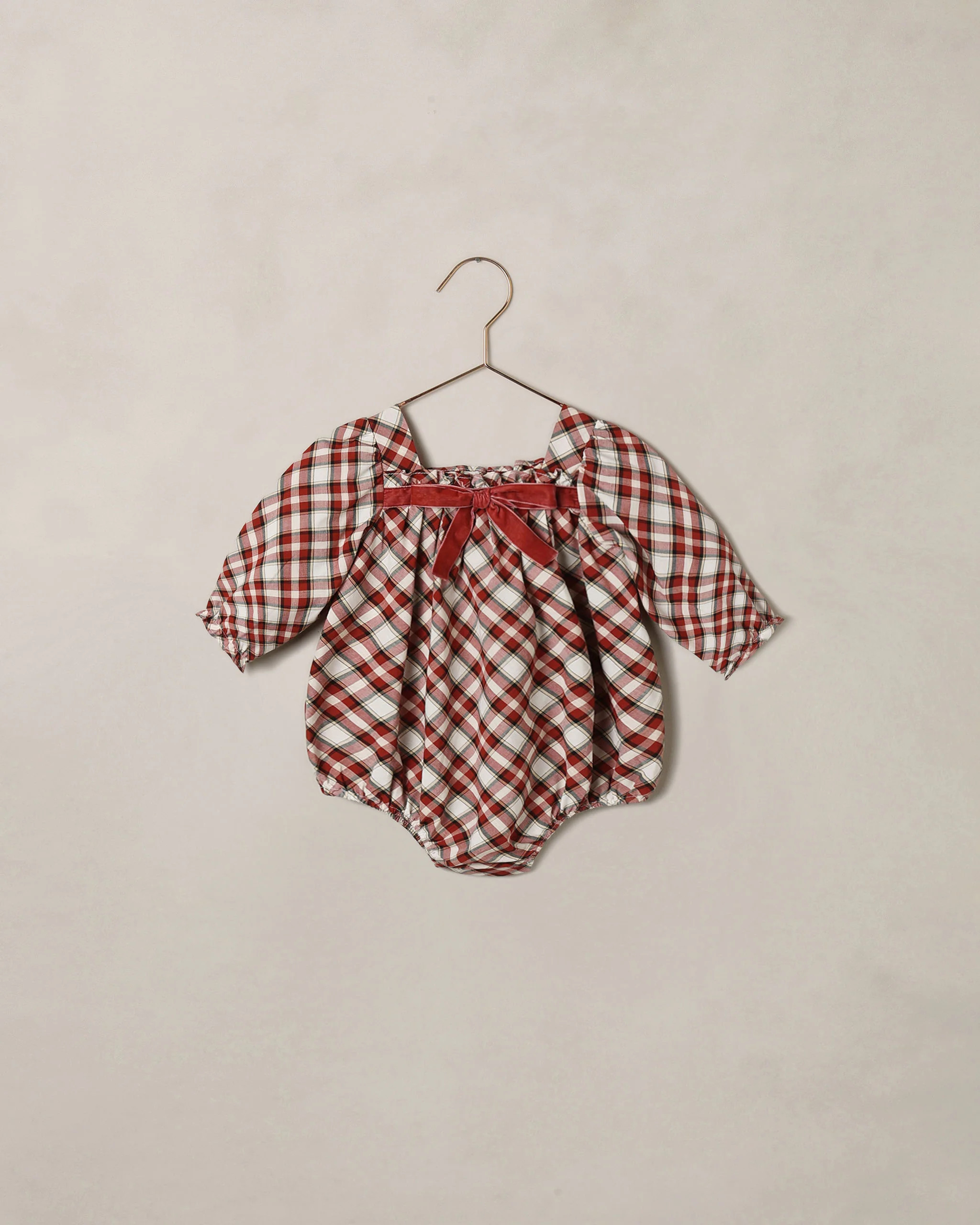 Annette Romper Holiday Tartan | Rylee + Cru