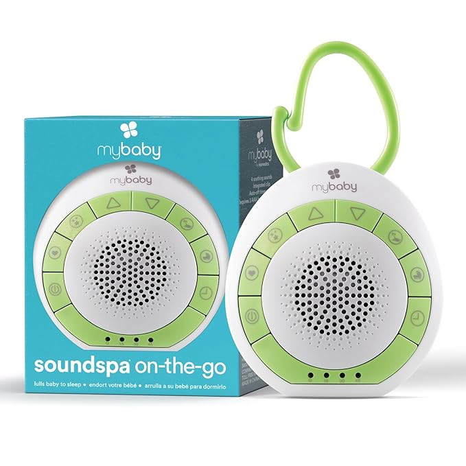 MyBaby Baby Sound Machine, White Noise Sound Machine for Baby, Travel and Nursery. 4 Soothing Sou... | Amazon (US)