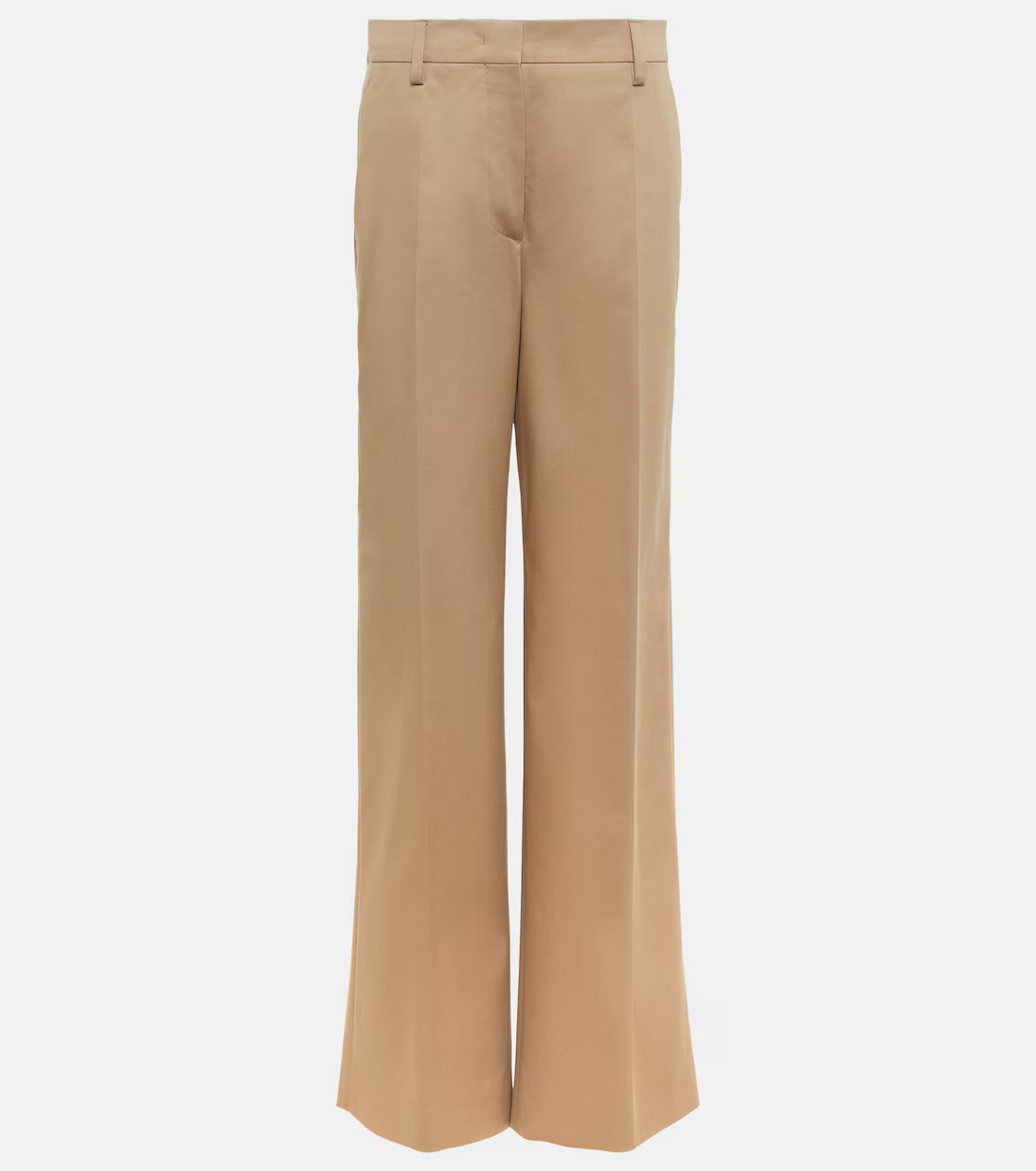 High-rise cotton-blend pants | Mytheresa (US/CA)