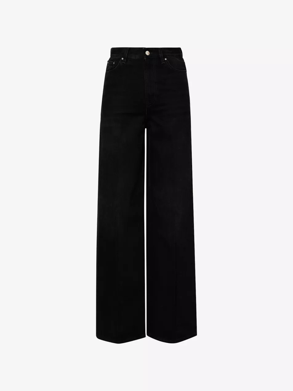High-Rise Wide-Leg Denim Jeans | Selfridges