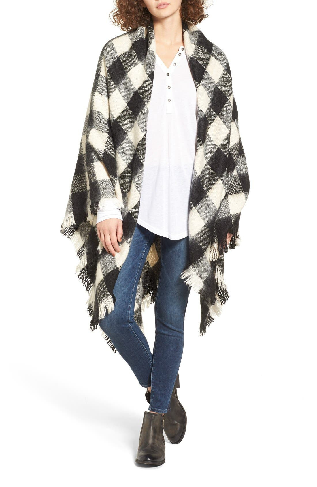 Buffalo Check Blanket Wrap | Nordstrom