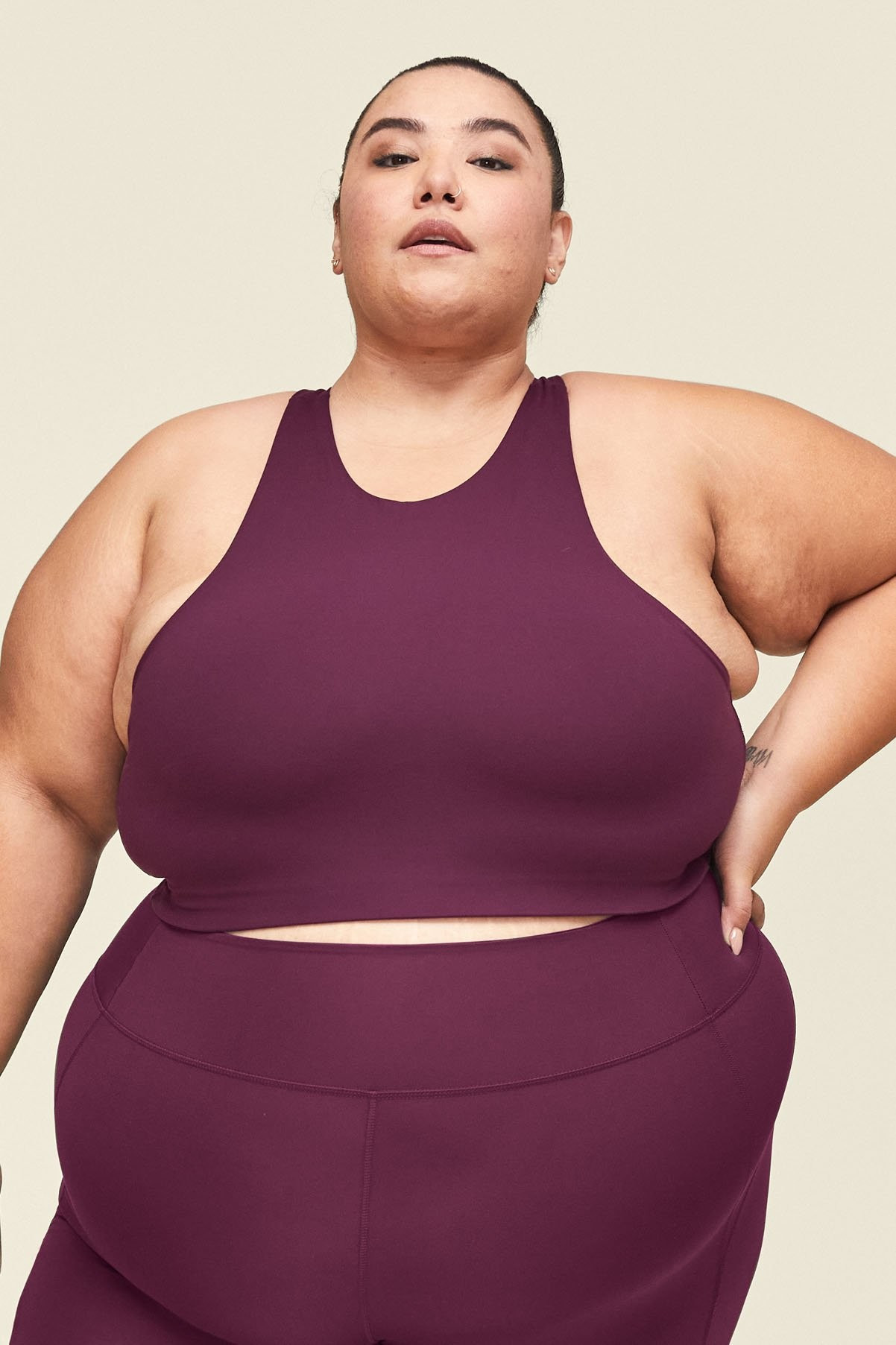 Plum Dylan Tank Bra | Girlfriend Collective