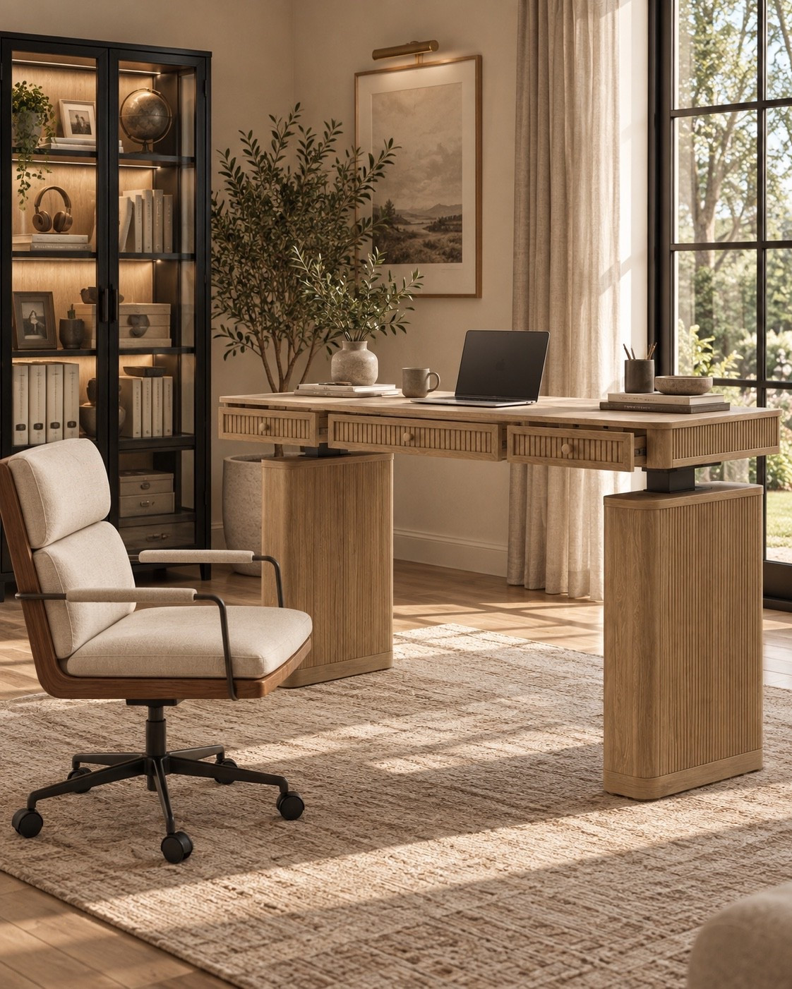 For all my work from home people! I love the concept of a standing desk, but they aren’t always the prettiest. This option blends style and functionality which I love—and the price point is great!

#LTKHome #LTKSaleAlert