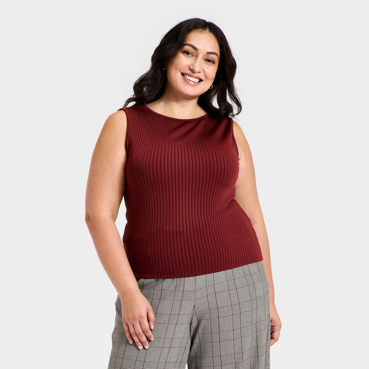 Women's Slim Fit Ribbed Seamless Tank Top - A New Day™ | Target