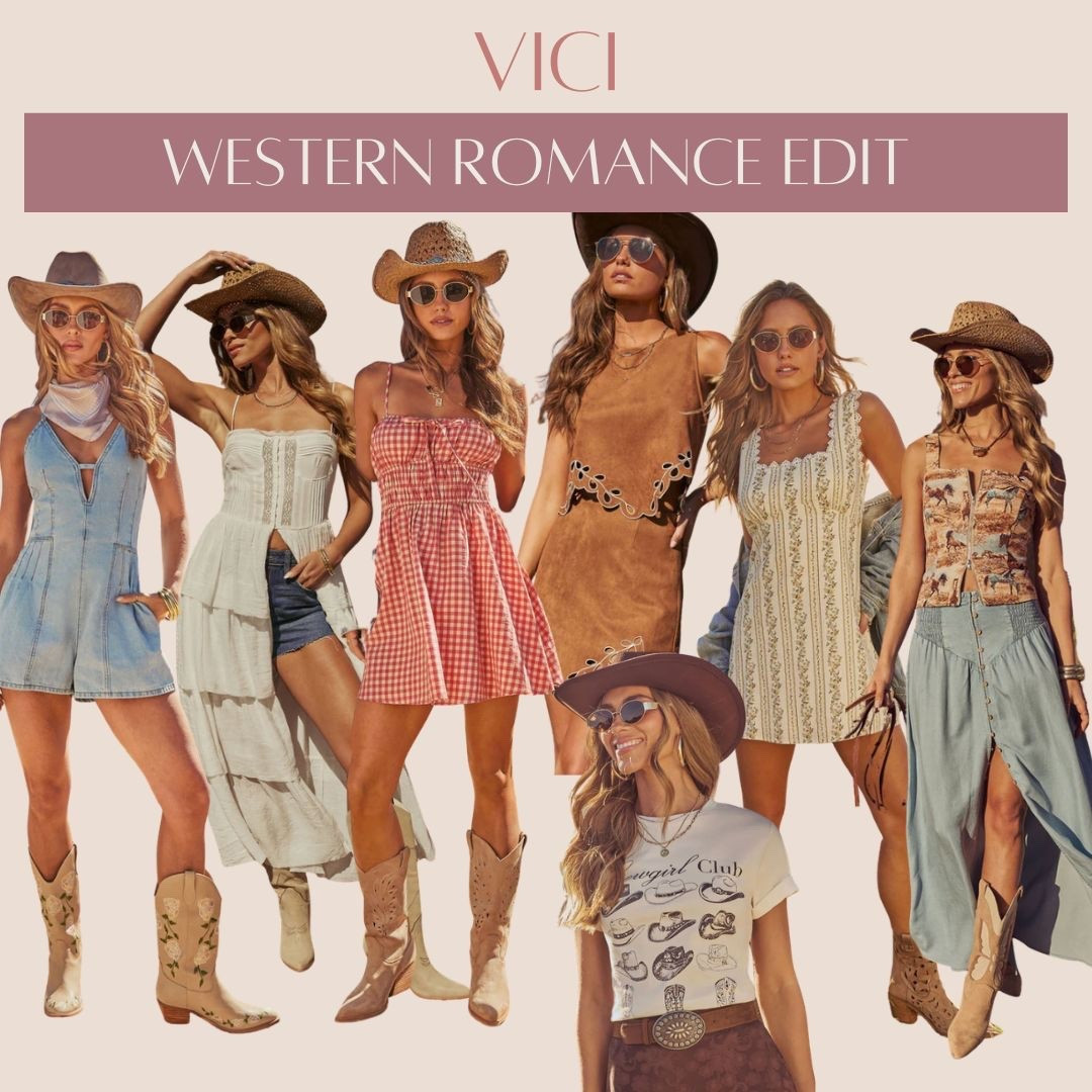 VICI Western edit! So many great options for rodeo, concerts, and festivals! @VICI #festival #concertoutfit #countryconcert #rodeo #rodeooutfit #country 

#LTKFestival #LTKootd #LTKSeasonal