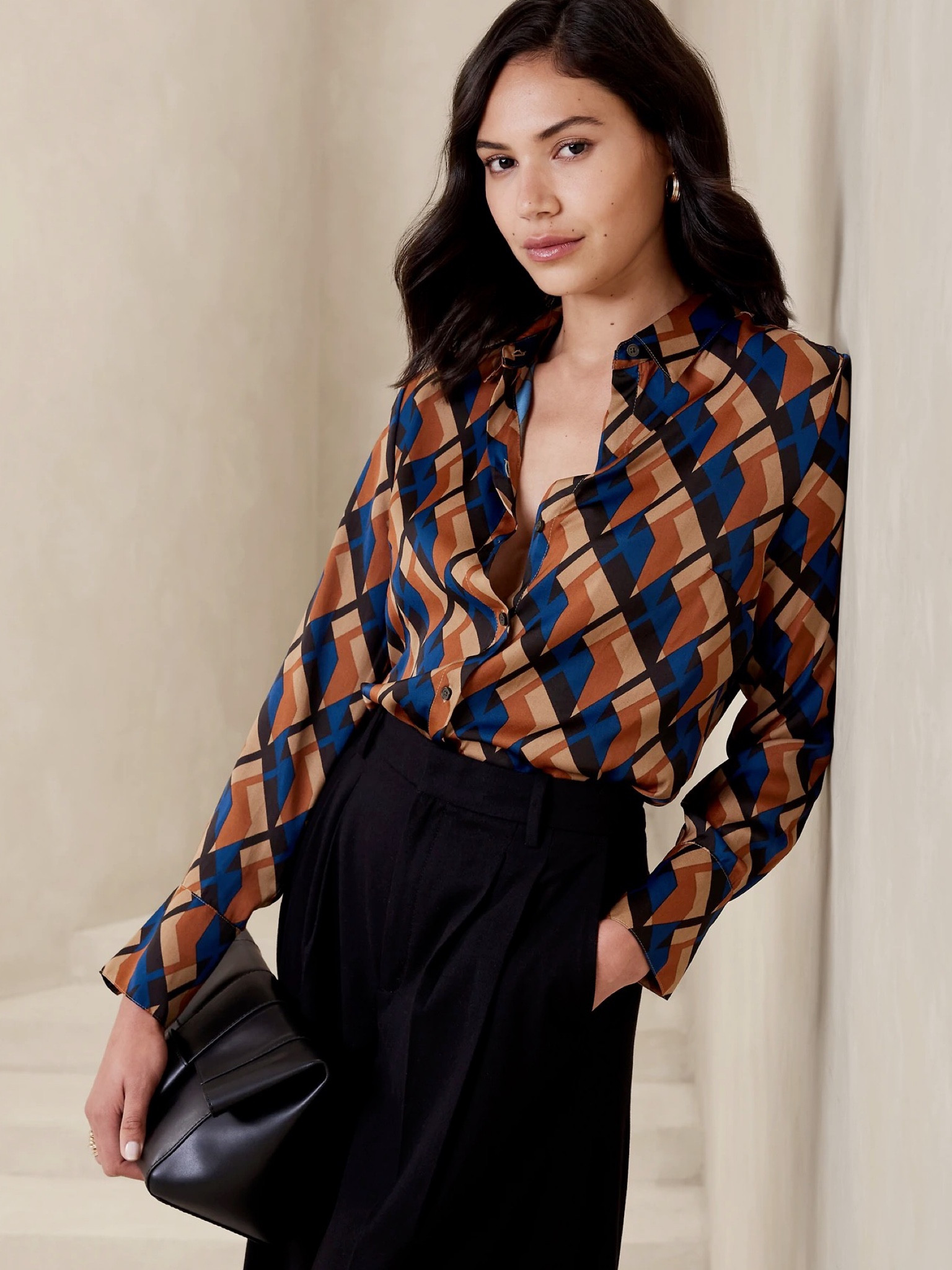 Check this Classic Satin Shirt from Banana Republic Factory! It's 50% off and has various prints and colours. Engineered with the perfect amount of stretch for maximum comfort and ease. Versatile cuff styling. Spread collar. Long sleeves with buttoned cuffs.

#LTKSale #LTKFind #LTKunder50