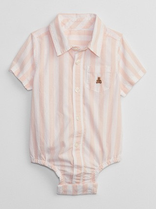 Baby Poplin Bodysuit | Gap Factory