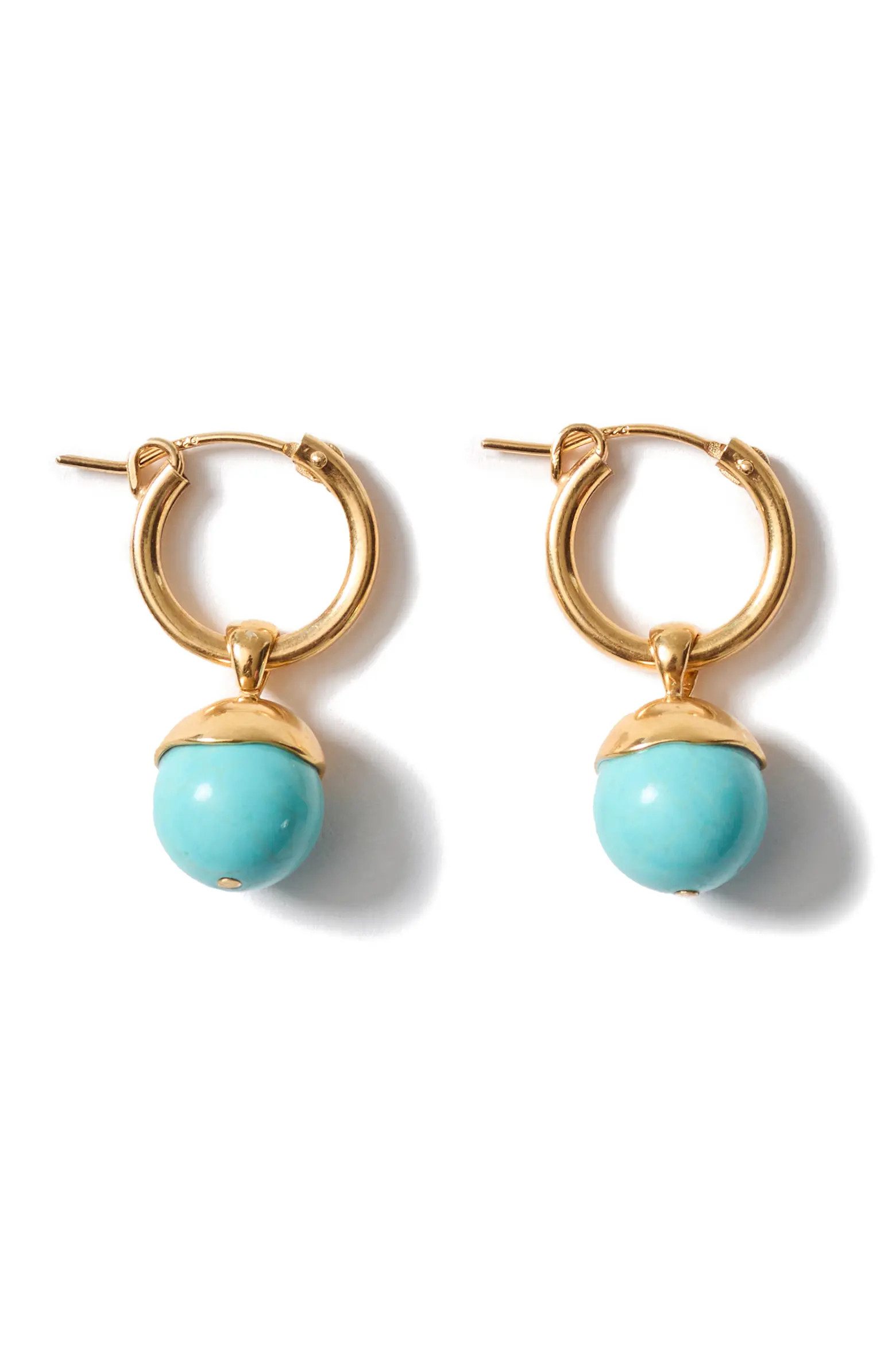 Semiprecious Stone Bell Hoop Earrings (Women) | Nordstrom | Nordstrom