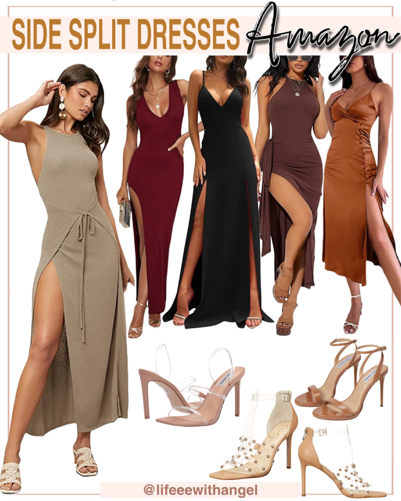 I’ve found the cutest dresses for the upcoming Holidays 😻😻 I’m totally obsessed with the side splits and the Fall colors. Pair them with a pair of nude pumps and you’re good to go! 

#LTKfashion #amazon #amazonfashion #LTKSale #LTKSalealert #LTKfashion #liketkit #ltkstyletip #LTKoutfitinspo #LTKfit #Fall #Falloutfit #Fallfashion  #Falldress #Dresses 