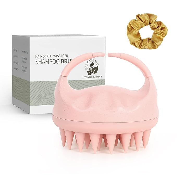 Sndyi Scalp Massager Shampoo Brush, Scalp Scrubber with Soft Silicone Bristles, Scalp Exfoliator ... | Amazon (US)