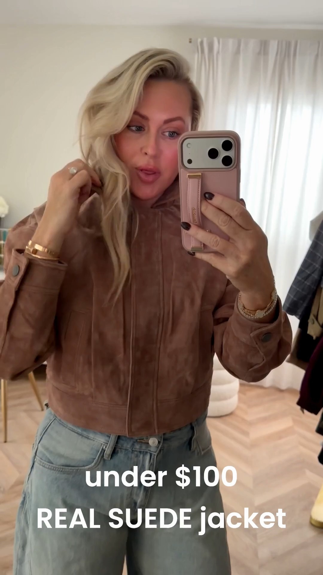 I’m honestly speechless over this jacket. It’s under 100 and real suede and the quality is INSANE. Two colors- size up one! It’s fabulous! 🤎🍂

Suede jacket. Affordable finds. Fall outfit.

#LTKgrwm #LTKootd