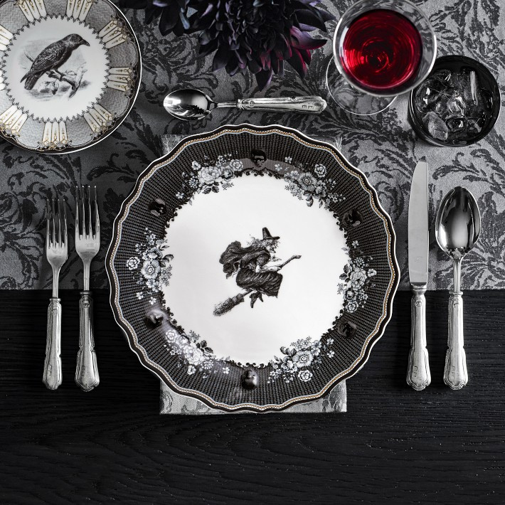 Spooky Soirée Dinner Plates | Williams-Sonoma