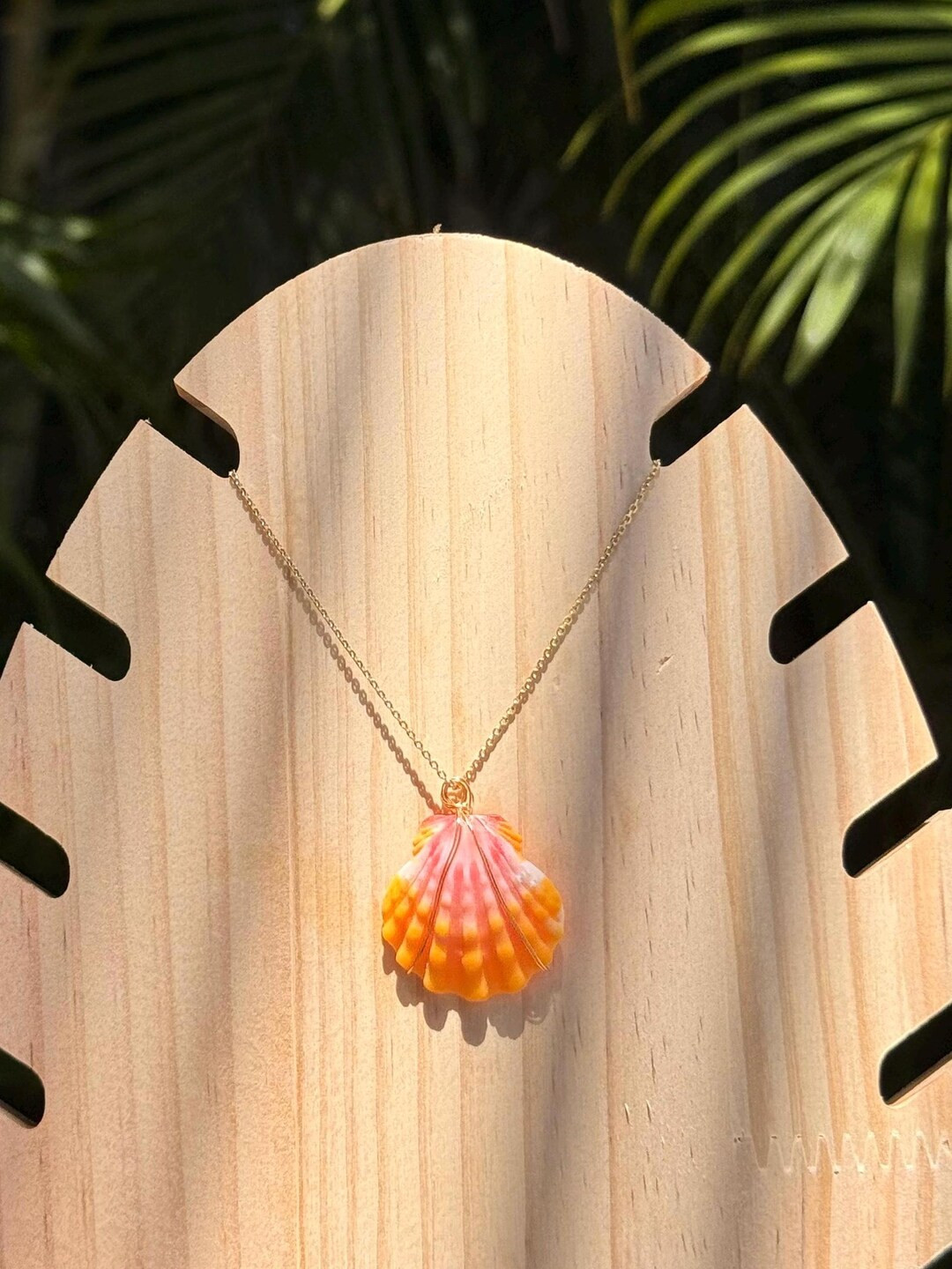Sunrise Shell Pendant Necklace, Hawaiian Seashell Jewelry, Handmade Beach Necklace, Coastal Gift ... | Etsy (US)