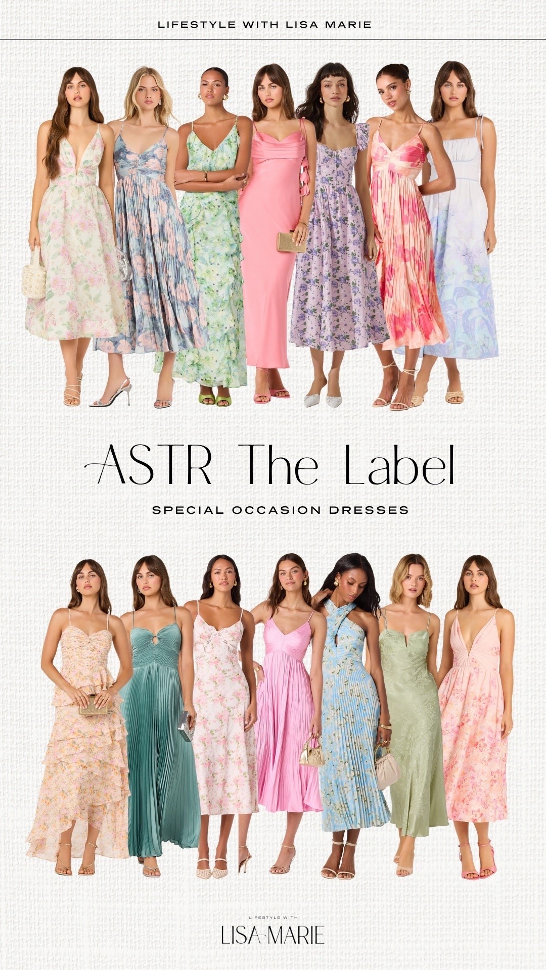 ASTR the Label dresses for special occasions, summer weddings and romantic events! Silk, satin, pastel and floral print midi and maxi dresses. Feminine and flattering dresses for moms. Summer dresses for showers, vacations, weddings and ceremonies.

#LTKWedding #LTKSeasonal #LTKPetite
