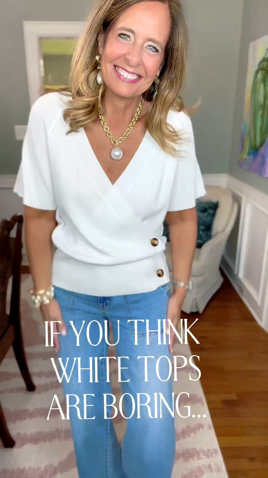 When white tops become the star of the show ⭐️
