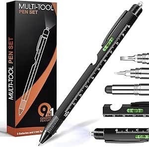 Gifts for Men, Dad Gifts from Daughter Son, Stocking Stuffers for Adults, 9 in 1 Multitool Pen, C... | Amazon (US)