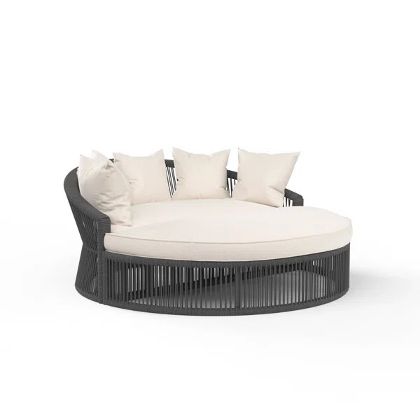 Renfri 67'' Metal Outdoor Daybed with Sunbrella Cushions | Wayfair North America