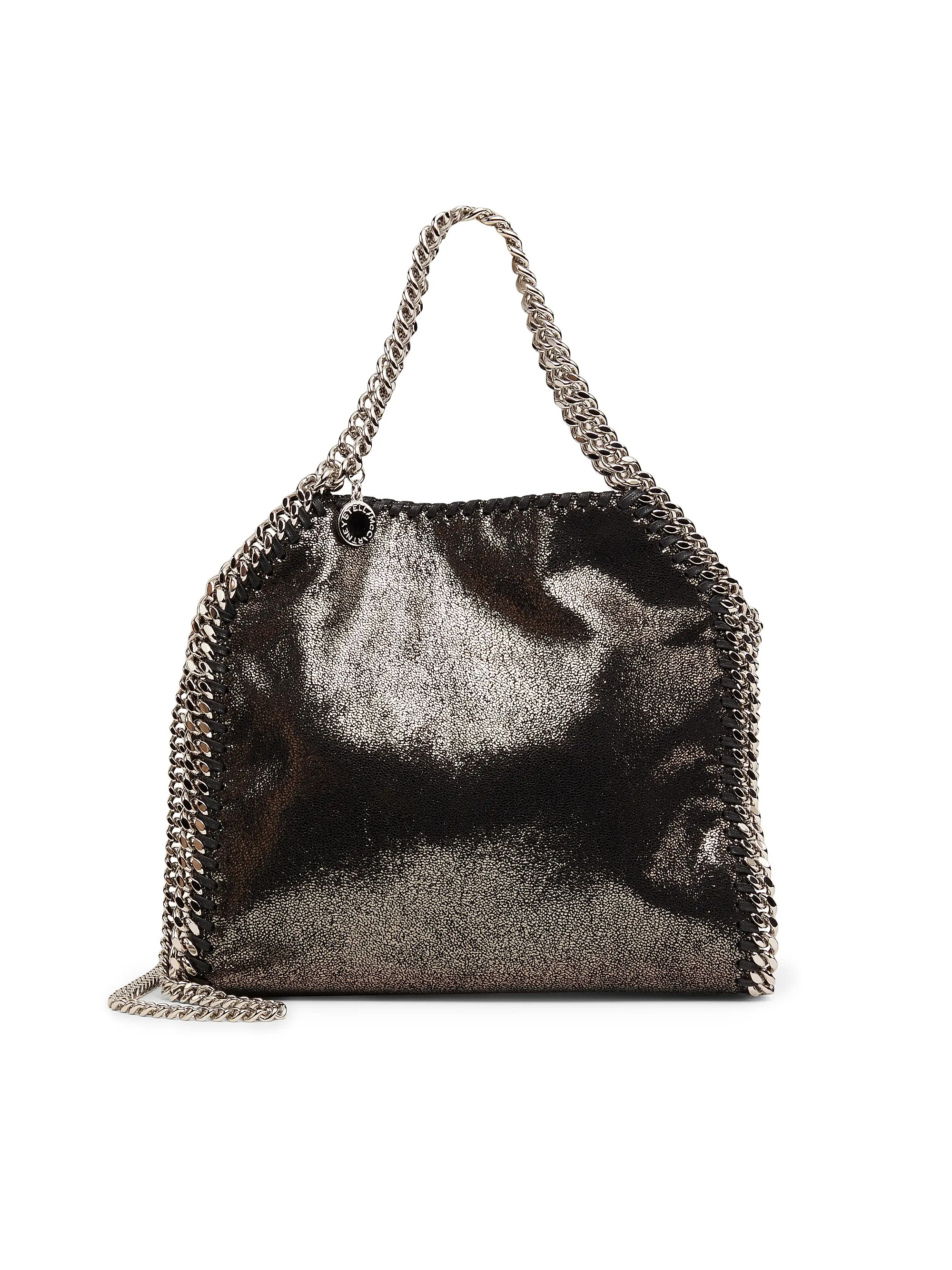 Stella McCartney Mini Falabella Eco Shiny Dotted Chamois​ Tote Bag | Saks Fifth Avenue | Saks Fifth Avenue