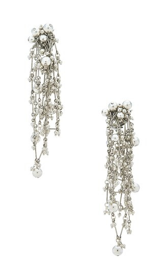 Freya Clip Earrings in Silver | Revolve Clothing (Global)