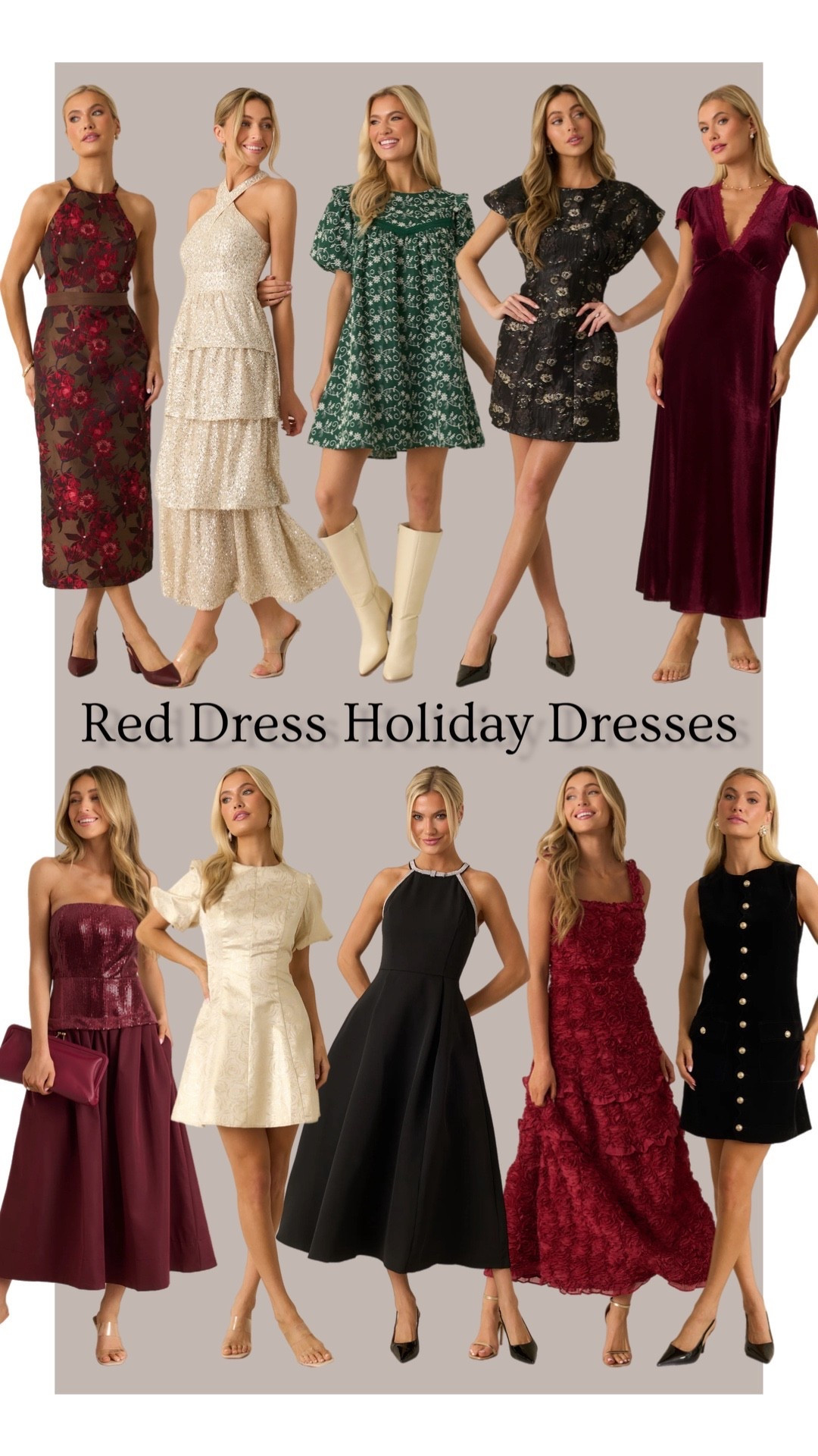 Holiday dresses 

#LTKHoliday
