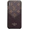 Phone case for iPhone Xs MAX Brown Fashionable Luxurious and Elegant high-Grade Leather Material ... | Amazon (US)