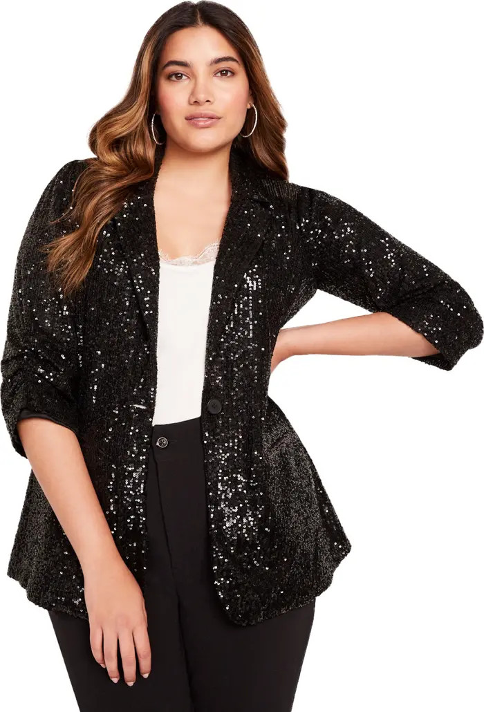 June + Vie Sequin Blazer | Nordstrom | Nordstrom