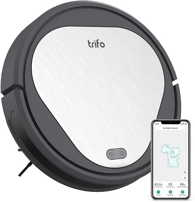 Robot Vacuum, Robot Vacuum Cleaner Trifo, Pet Hair Cleaner, Strong Suction Power 3000pa, Automati... | Amazon (US)