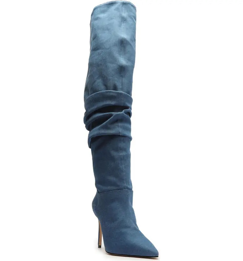 Ashlee Thigh High Pointed Toe Slouch Boot | Nordstrom