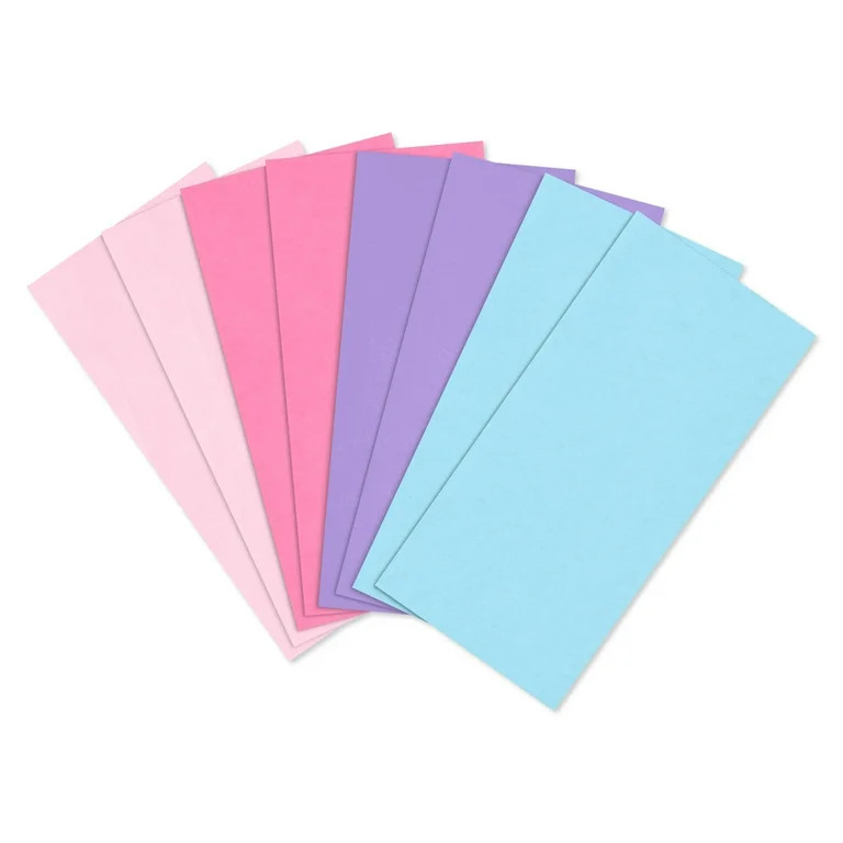 American Greetings 20 in. Tissue Paper Bundle, Pink, Dark Pink, Lavender, Light Blue (8-Sheets) | Walmart (US)