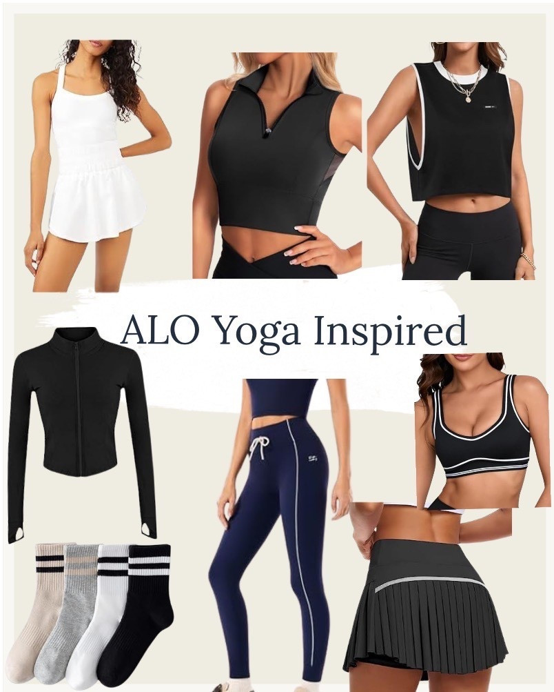Alo Yoga inspired looks without the Alo price tag ✨ sleek, neutral, elevated athleisure that looks just as good running errands as it does lounging at home. I found the best Amazon dupes that give that polished, minimal Alo aesthetic—comfy, flattering, and budget-friendly. All tagged so you can shop the look for less 🏷️


#AloInspired #AmazonAthleisure #AmazonFashionFinds #DesignerLookForLess #AthleisureStyle #NeutralFits #EverydayActivewear #AmazonDupes #CleanGirlAesthetic #WorkoutToWeekend #AmazonStyle

#LTKActive #LTKValentine #LTKSaleAlert