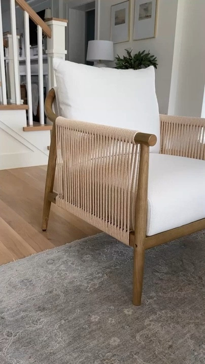 Love this gorgeous rope accent chair! 

#LTKHome #LTKStyleTip #LTKWatchNow