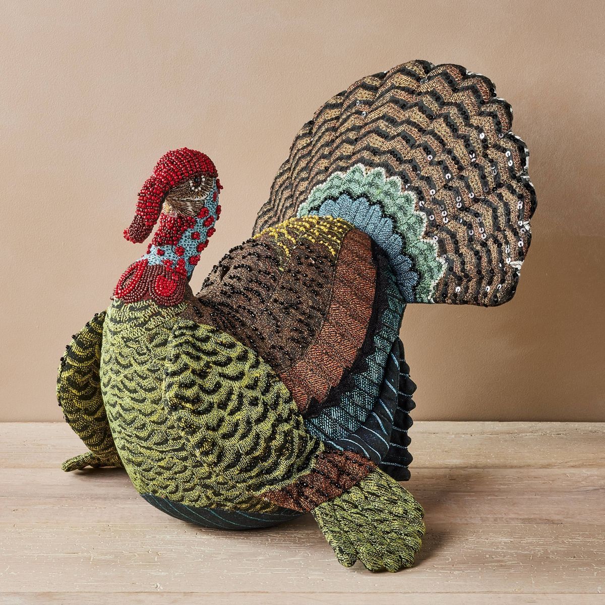 Fall Turkey Shaped Pillow - John Derian for Target | Target
