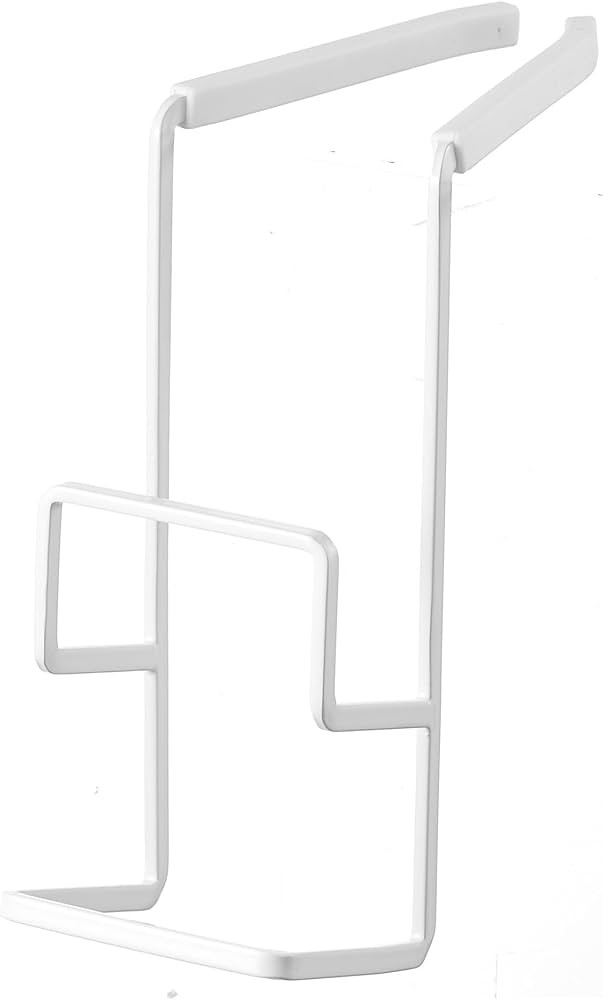 YAMAZAKI home Tower Faucet-Hanging Sponge Holder Double, White | Amazon (US)