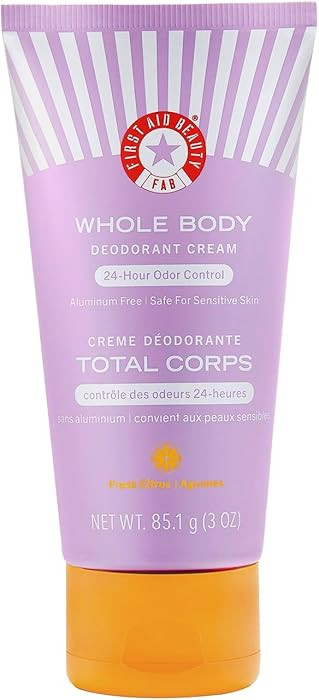 First Aid Beauty Whole Body Deodorant Cream | Control Unwanted Body Odor for an All-day Fresh Fee... | Amazon (US)